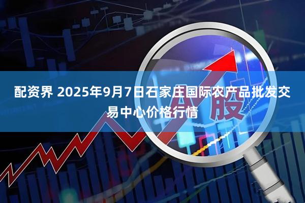 配资界 2025年9月7日石家庄国际农产品批发交易中心价格行情